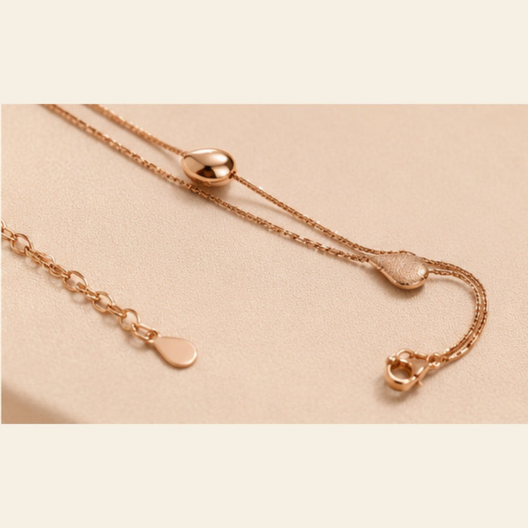 Teardrop Double Chain Bracelet