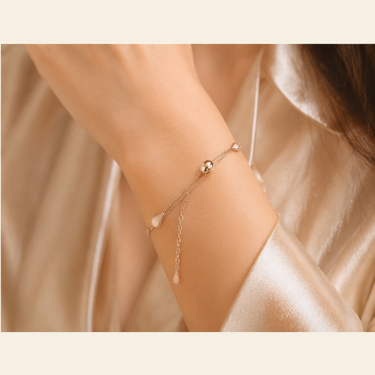 Teardrop Double Chain Bracelet