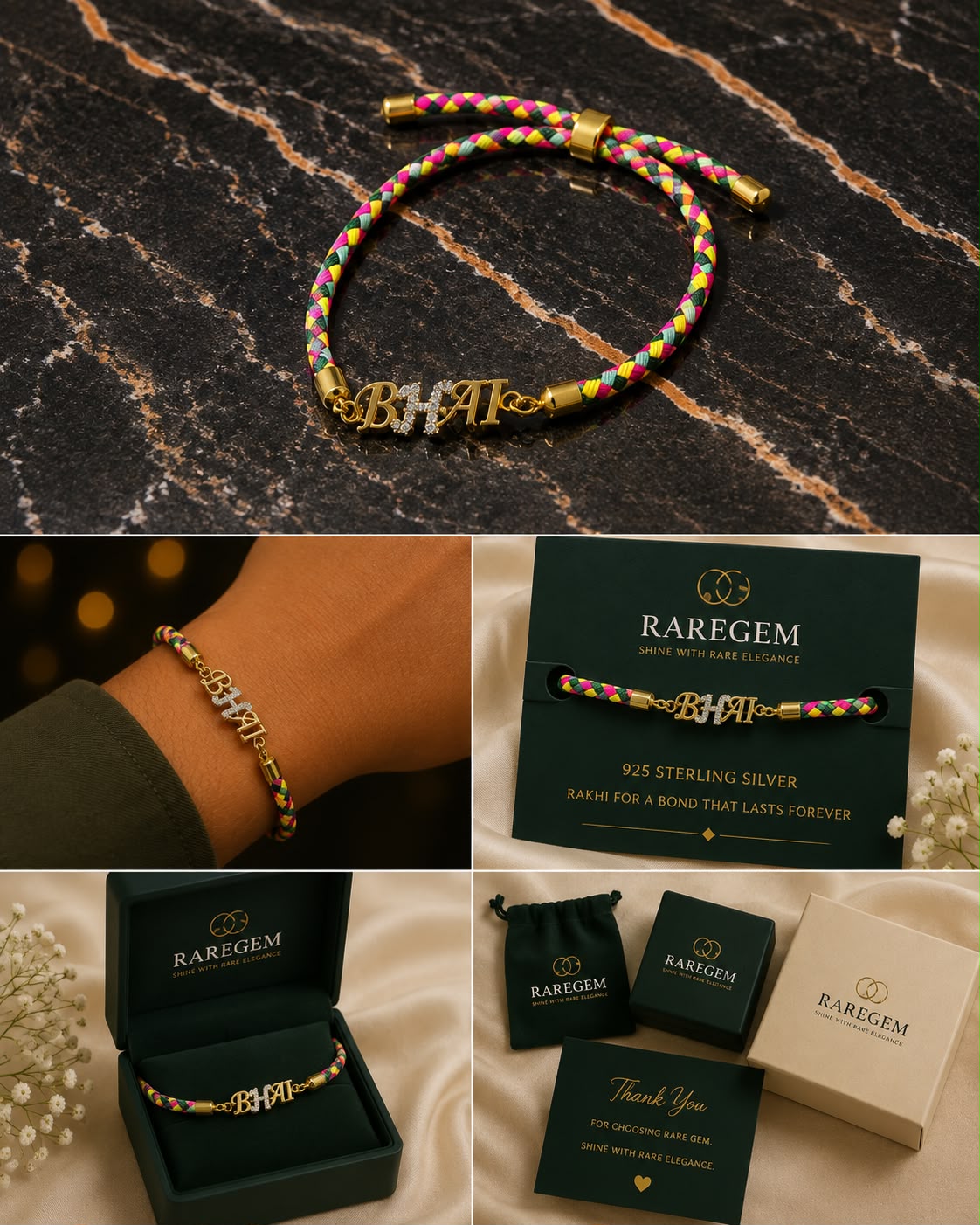 Bhai Rakhi Bracelet